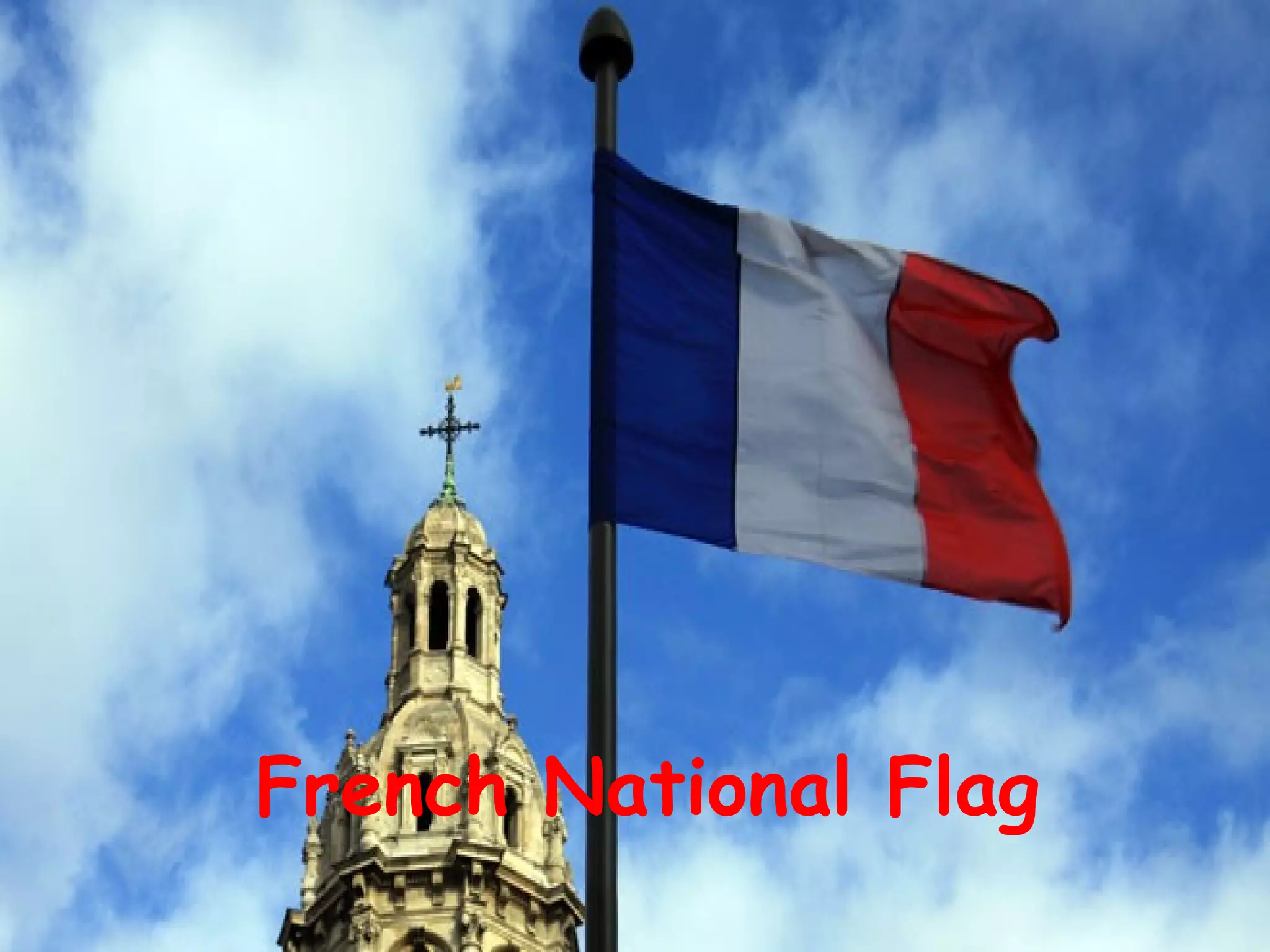 French National Flag
 