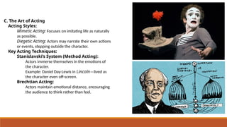 Brechtian Method Theory and Practice of Theatre .pptx on theatre | PPTX