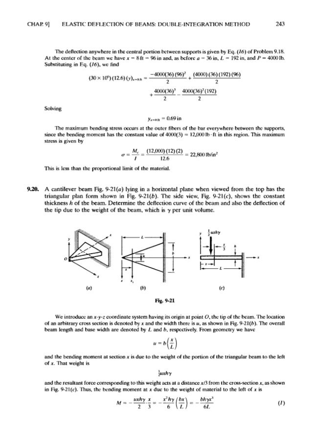 Theory and problems of strength of materials