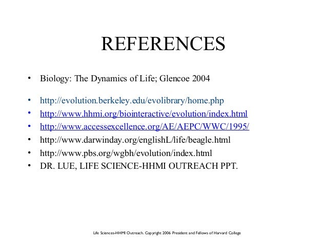THEORY OF EVOLUTION Beth Mick LESSON PLAN