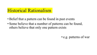 Theory in Historical research-The theoretical approaches used to study ...