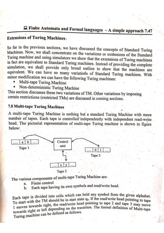 Theory Notes Theory of Computation for VTU | PDF