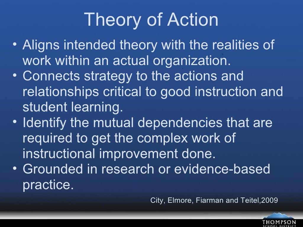 Theory of action