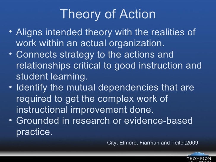 Theory of action