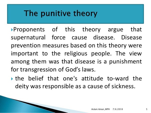 the theory of disease causation