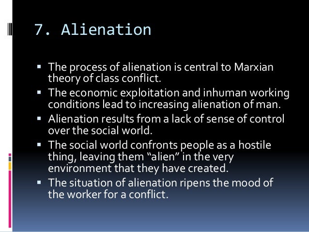 Theory of class conflict