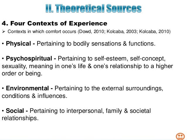Theory Of Comfort