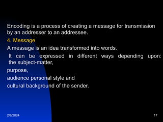 Encoding Theory Theory of communication .ppt