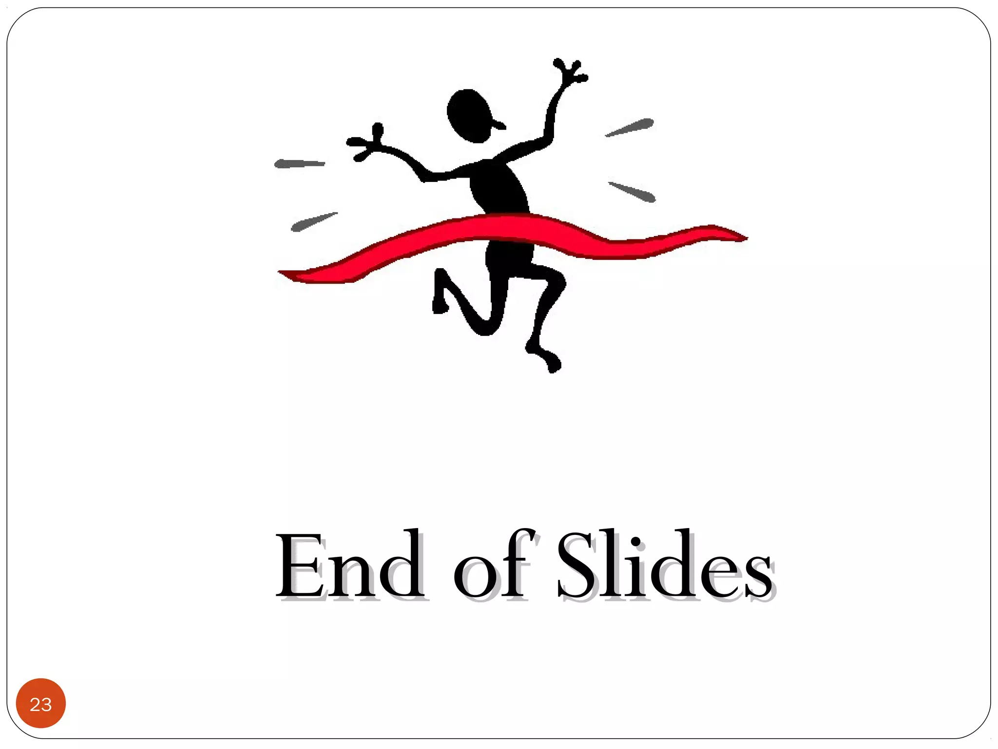 23
End of SlidesEnd of Slides
 