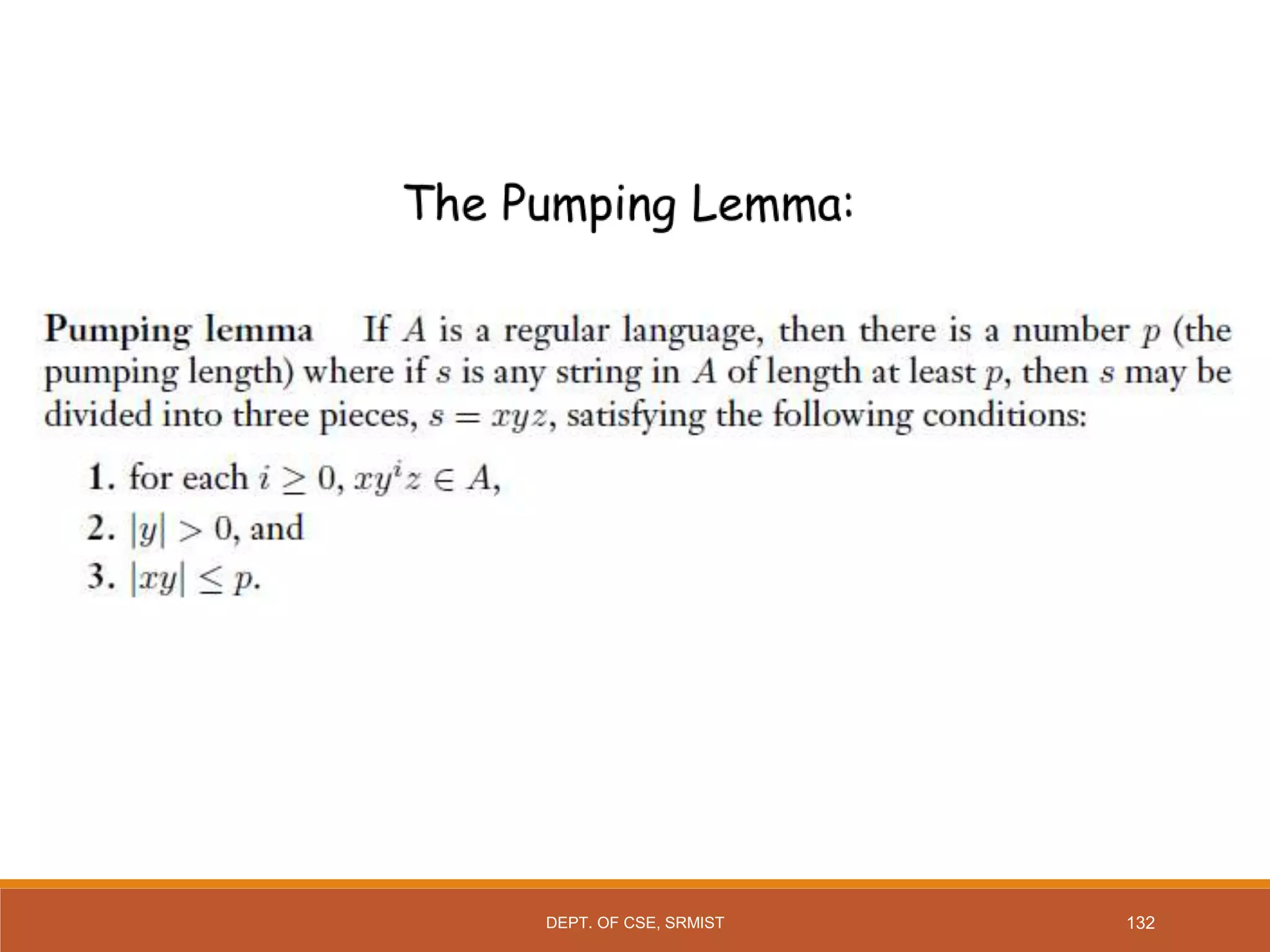 132
DEPT. OF CSE, SRMIST
 