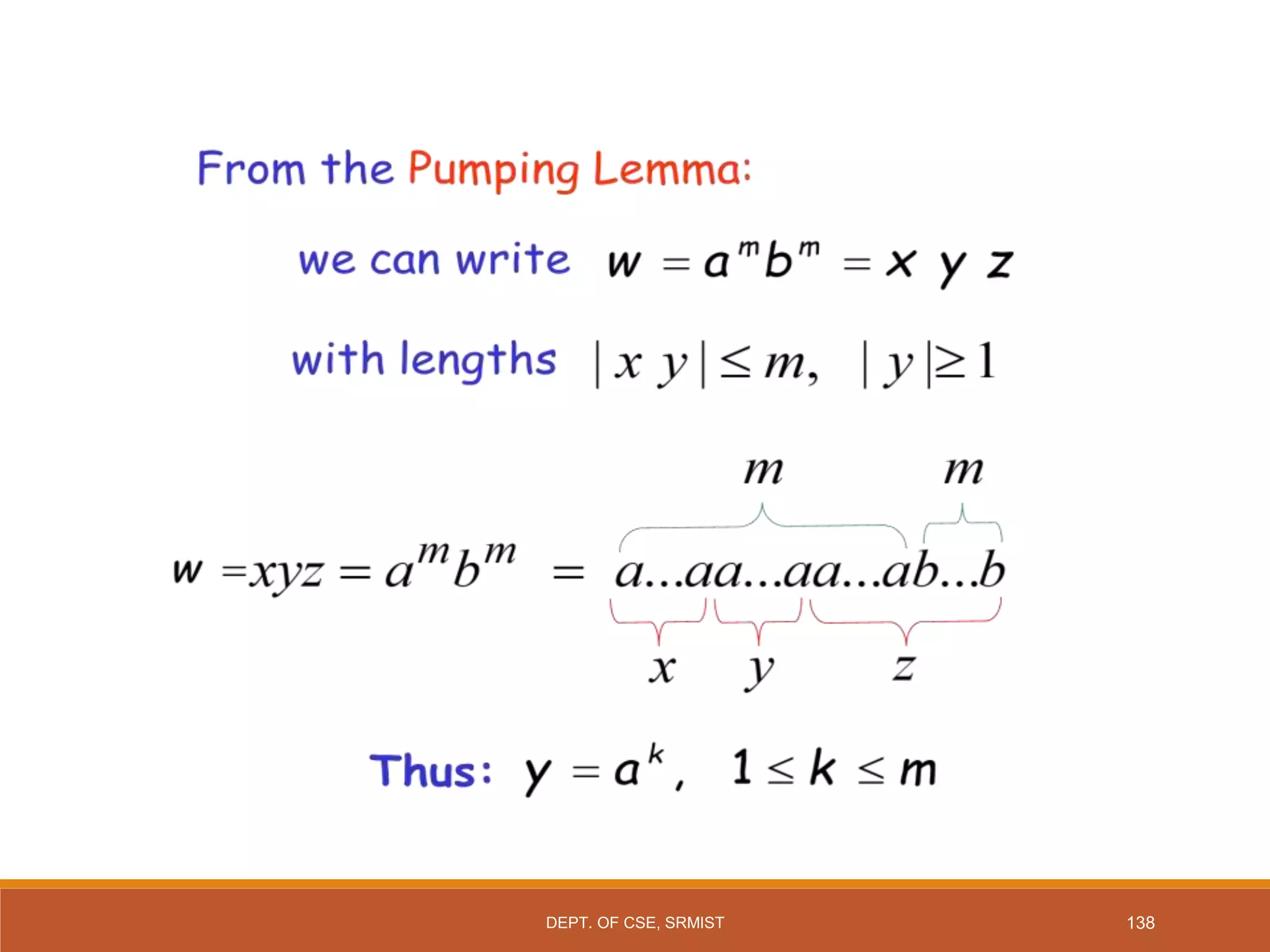 138
DEPT. OF CSE, SRMIST
 