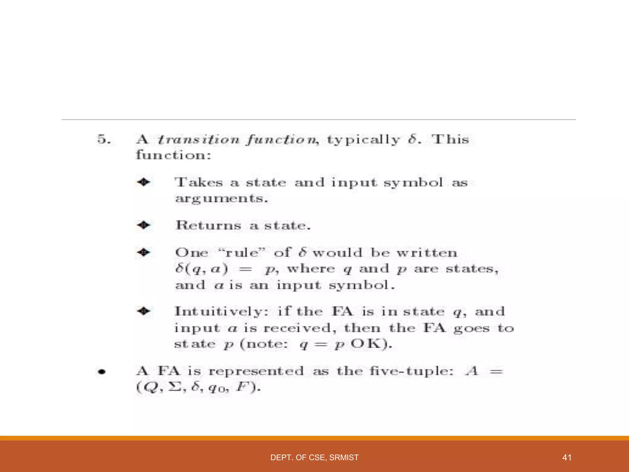 DEPT. OF CSE, SRMIST 41
 