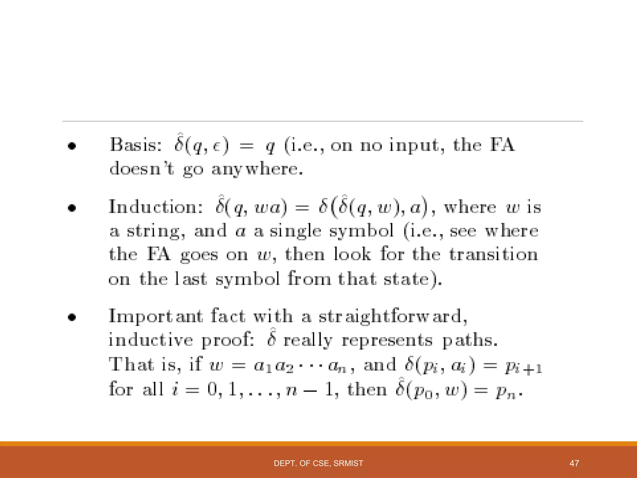 DEPT. OF CSE, SRMIST 47
 