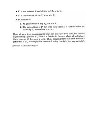 Applications of substitution theorem
 