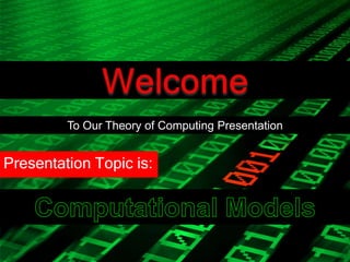 Theory of computing presentation | PPT