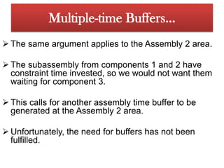 Nothingshould, therefore, impede the progress of component 1. 