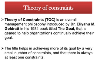 constraints theory