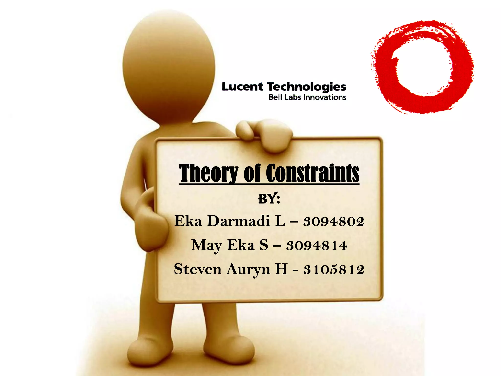 Theory of constraints | PPT