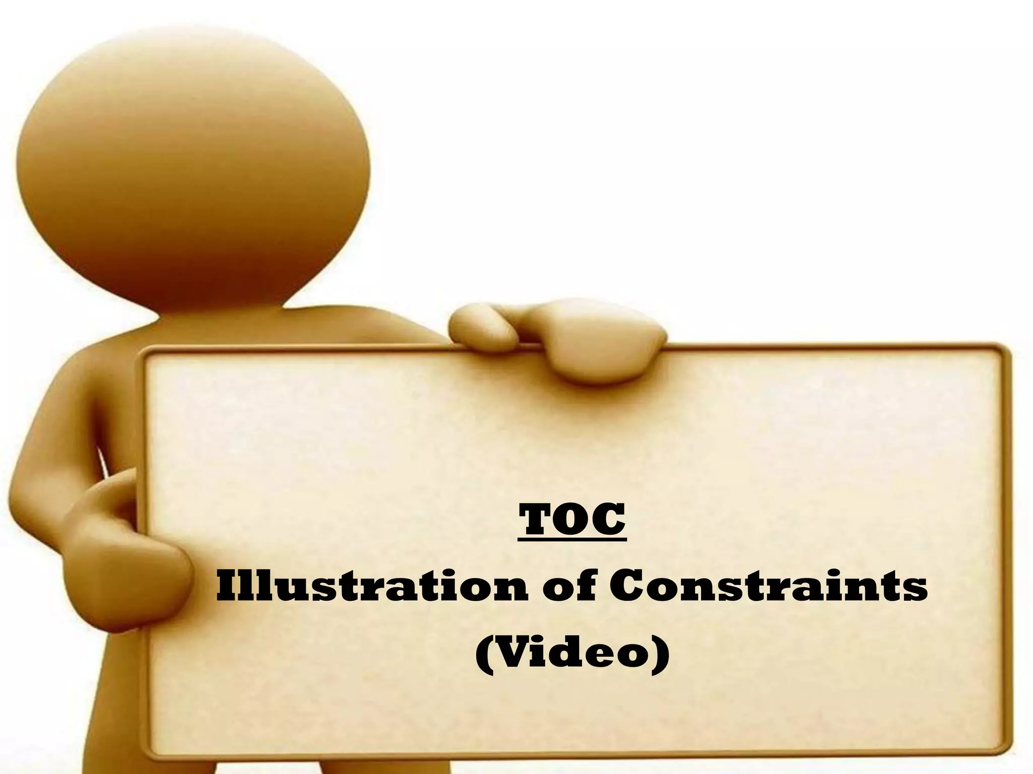 Theory of constraints | PPT