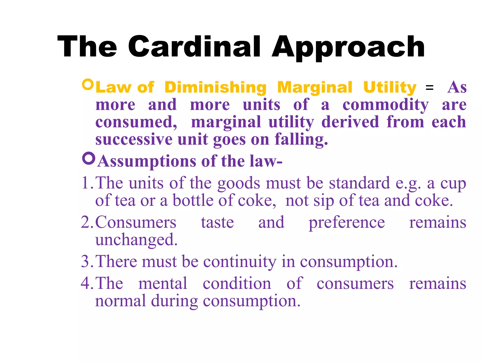 Theory of consumer behavior | PPT