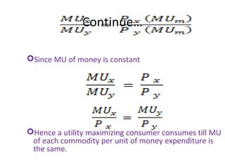 Theory of consumer behavior | PPT