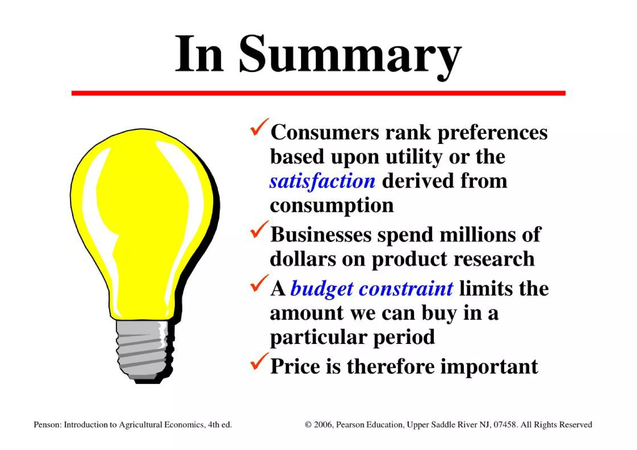 Theory Of Consumer Behavior