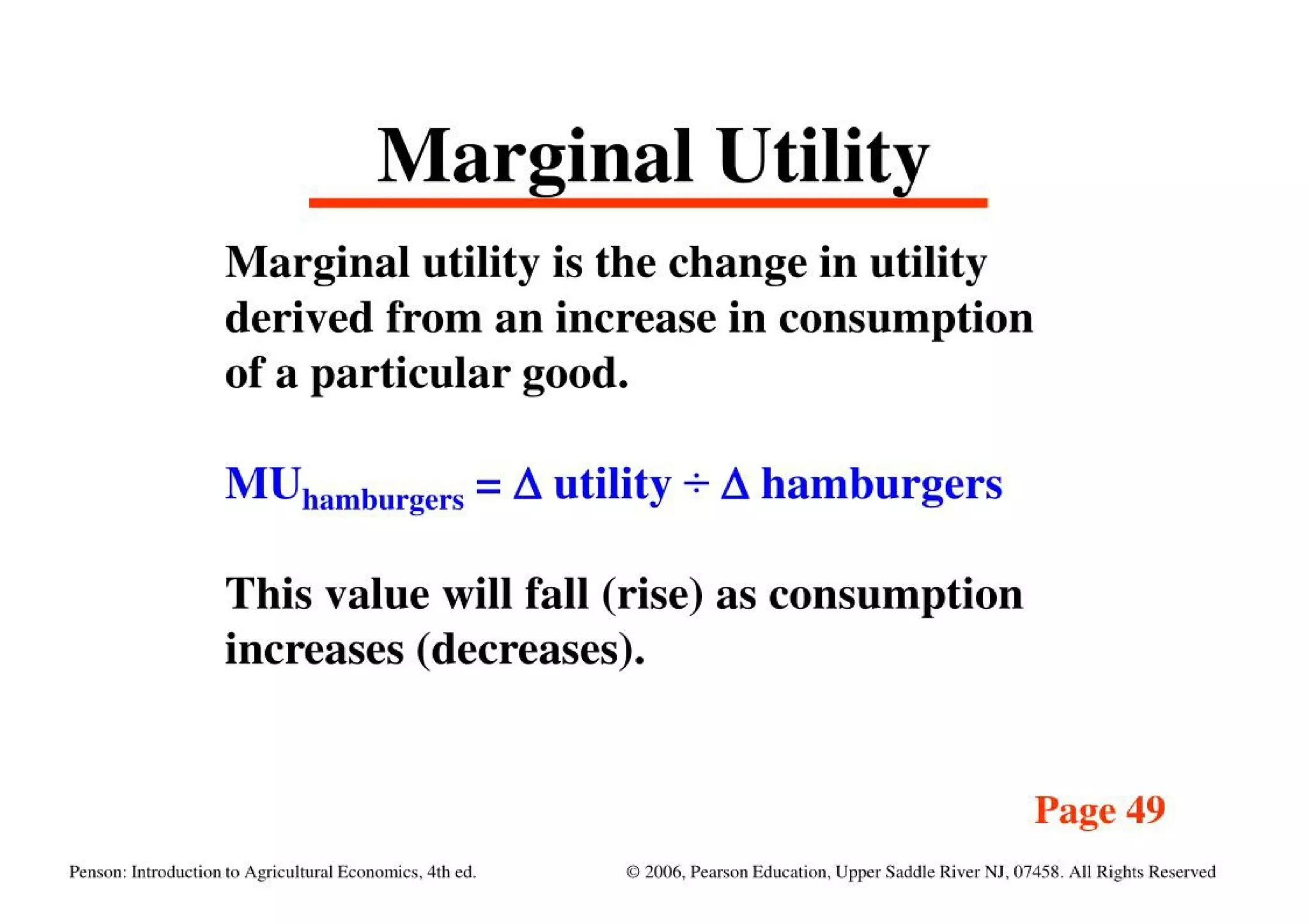Theory Of Consumer Behavior