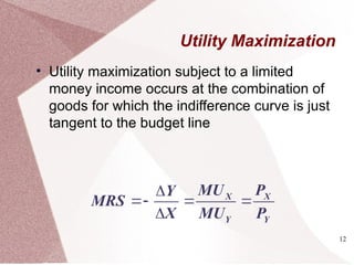 Theory of Consumer Behaviour managerial economics | PPTX