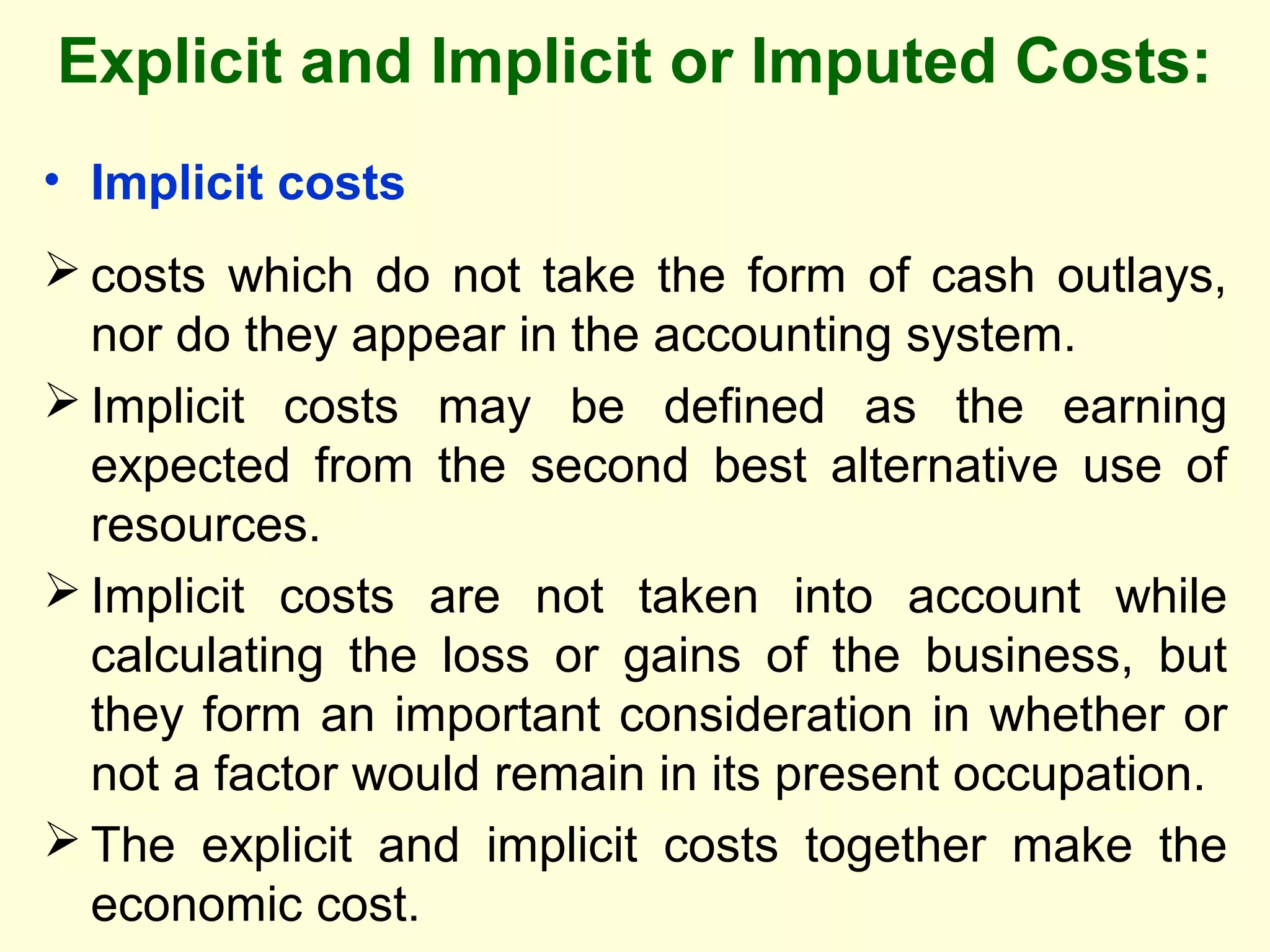 Theory of costs | PPT