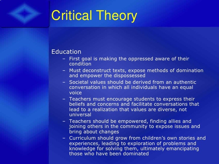 What is critical theory examples picture