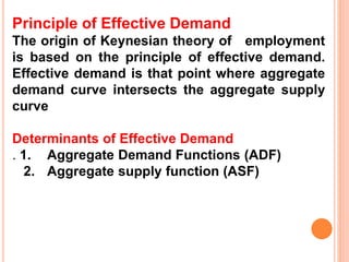 Theory of emplyment | PPTX