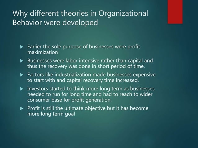 Behavioral Theory of Firm | PPTX | Business Accounting & Finance | Business