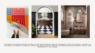 THEORY OF ID MODULE (Interior Design Subject) | PDF