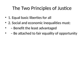 Theory_of_Justice. A theory by the philosopher John Rawls | PPTX