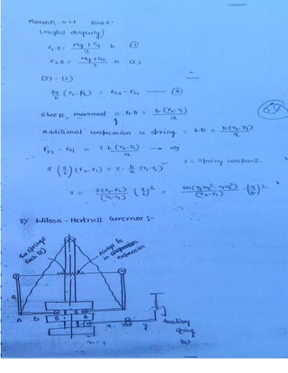 Mechanics 2 Notes.pdf Theory of Mechanics 2 (TOM) Mechanical Engineering Handwritten classes ...