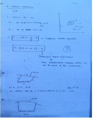 Mechanics 2 Notes.pdf Theory of Mechanics 2 (TOM) Mechanical Engineering Handwritten classes ...