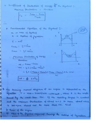 Mechanics 2 Notes.pdf Theory of Mechanics 2 (TOM) Mechanical Engineering Handwritten classes ...
