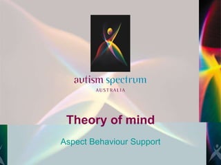Theory of mind Aspect Behaviour Support 