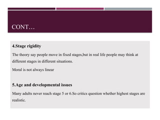 Move Past Rigidity Comprehensive Overview of Lawrence Kohlberg's Theory of Moral ...