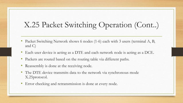 Theory of operations - Mature Packet Switching Protocols | PPT