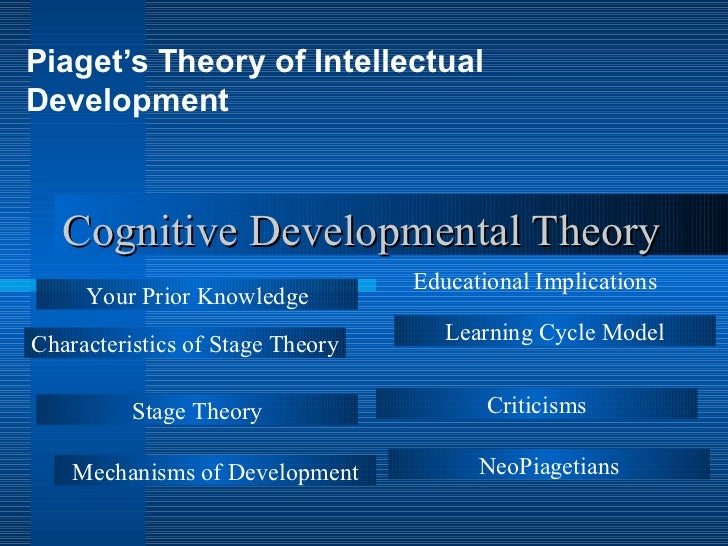 piaget's theory and learning disabilities