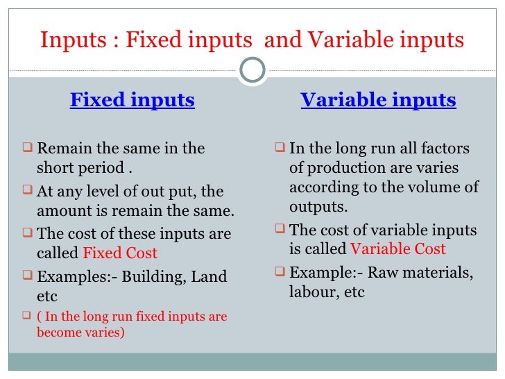 Theory of Production