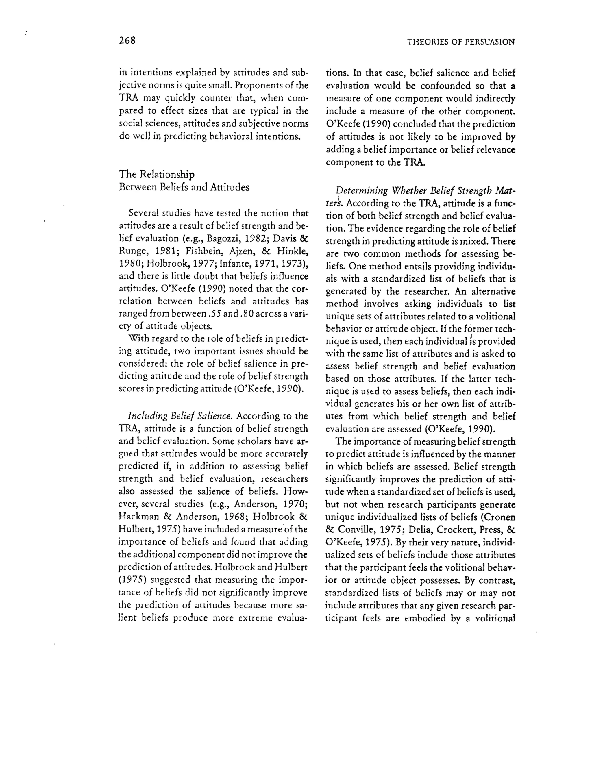 Theory of Reasoned Action