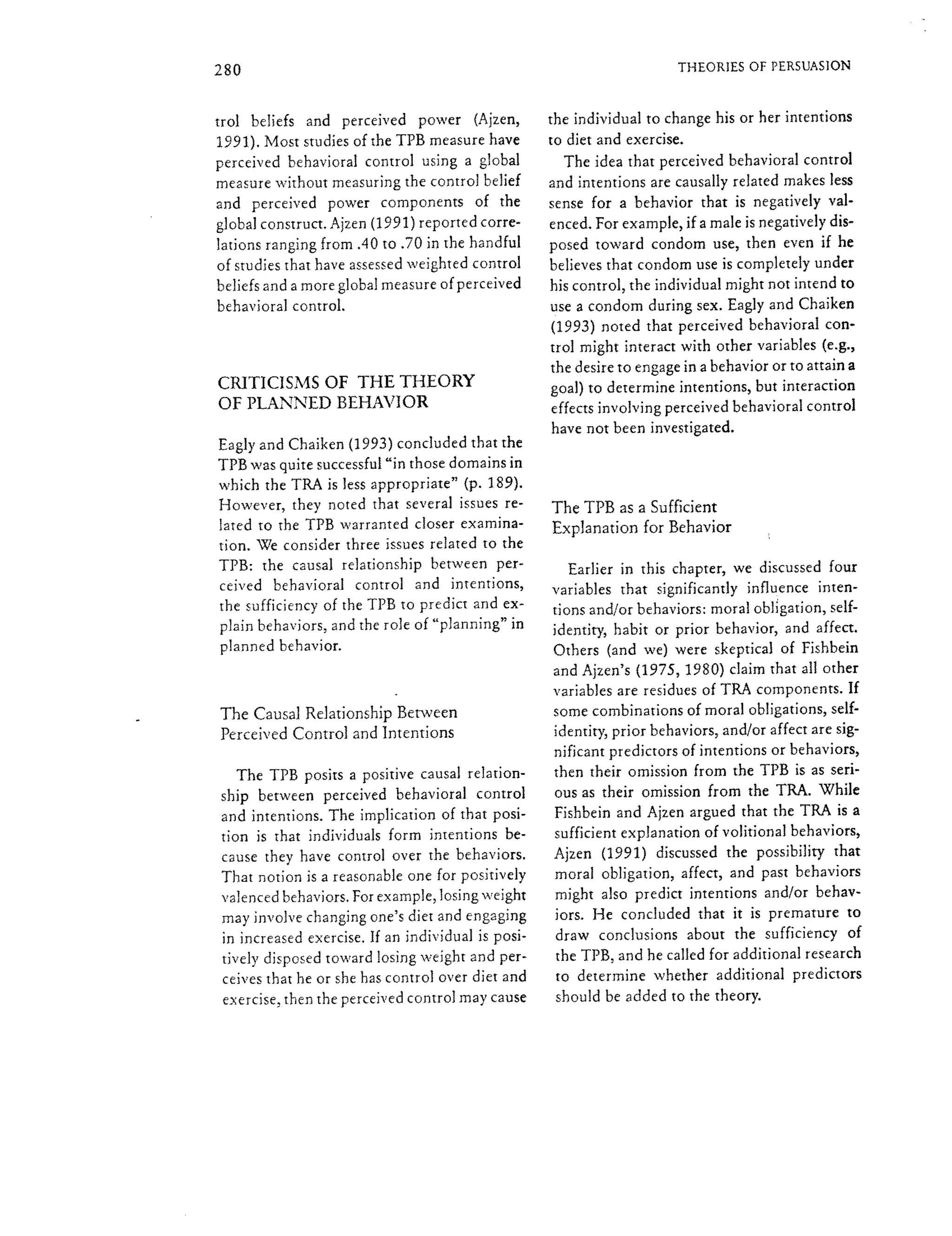 Theory of Reasoned Action