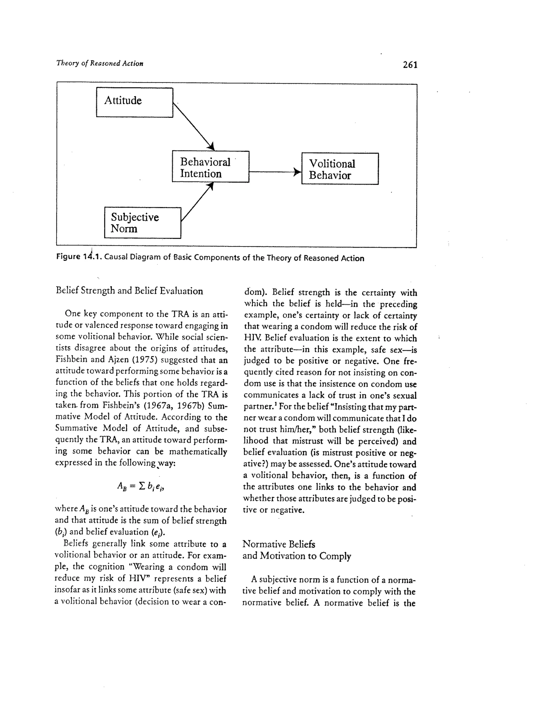 Theory of Reasoned Action