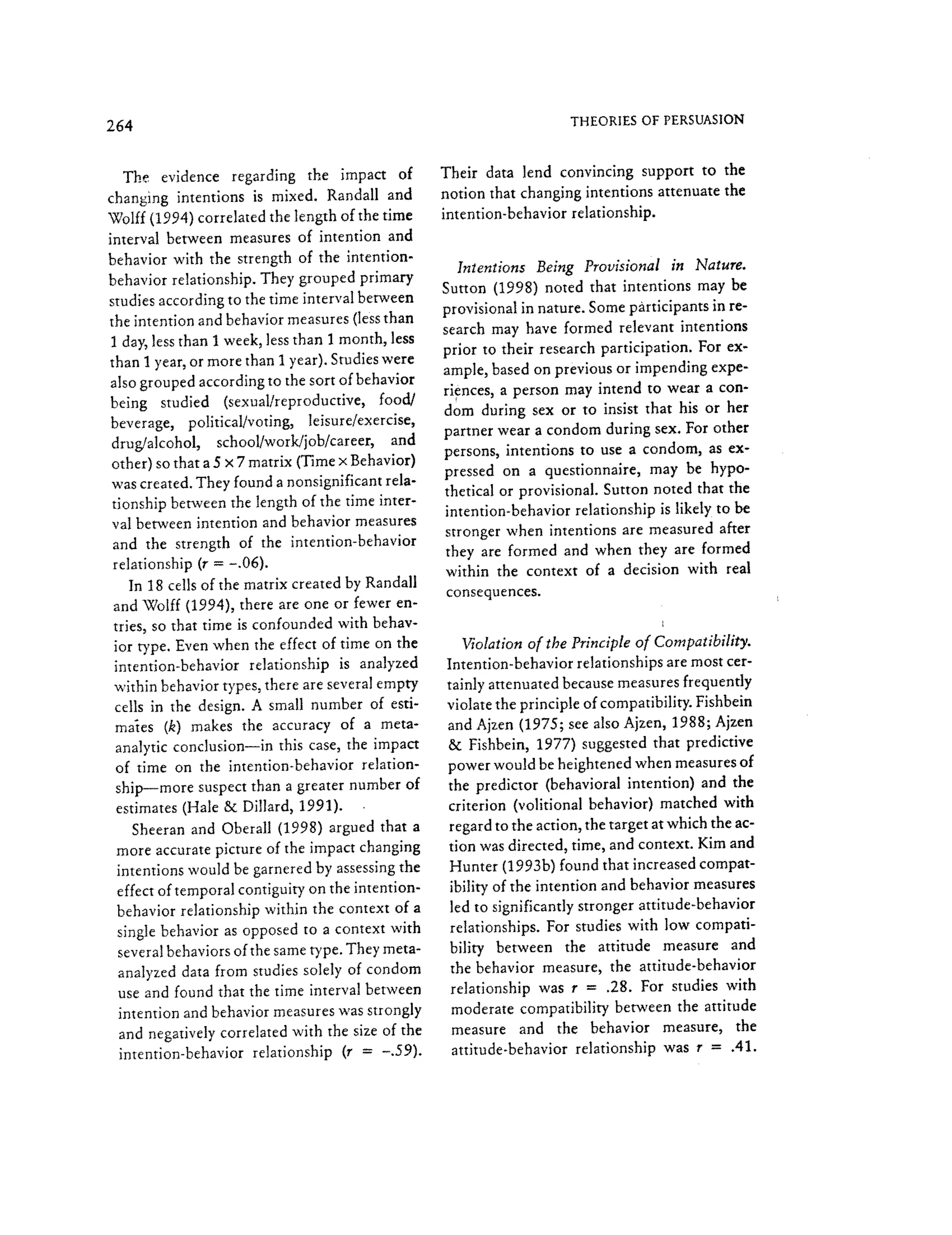 Theory of Reasoned Action