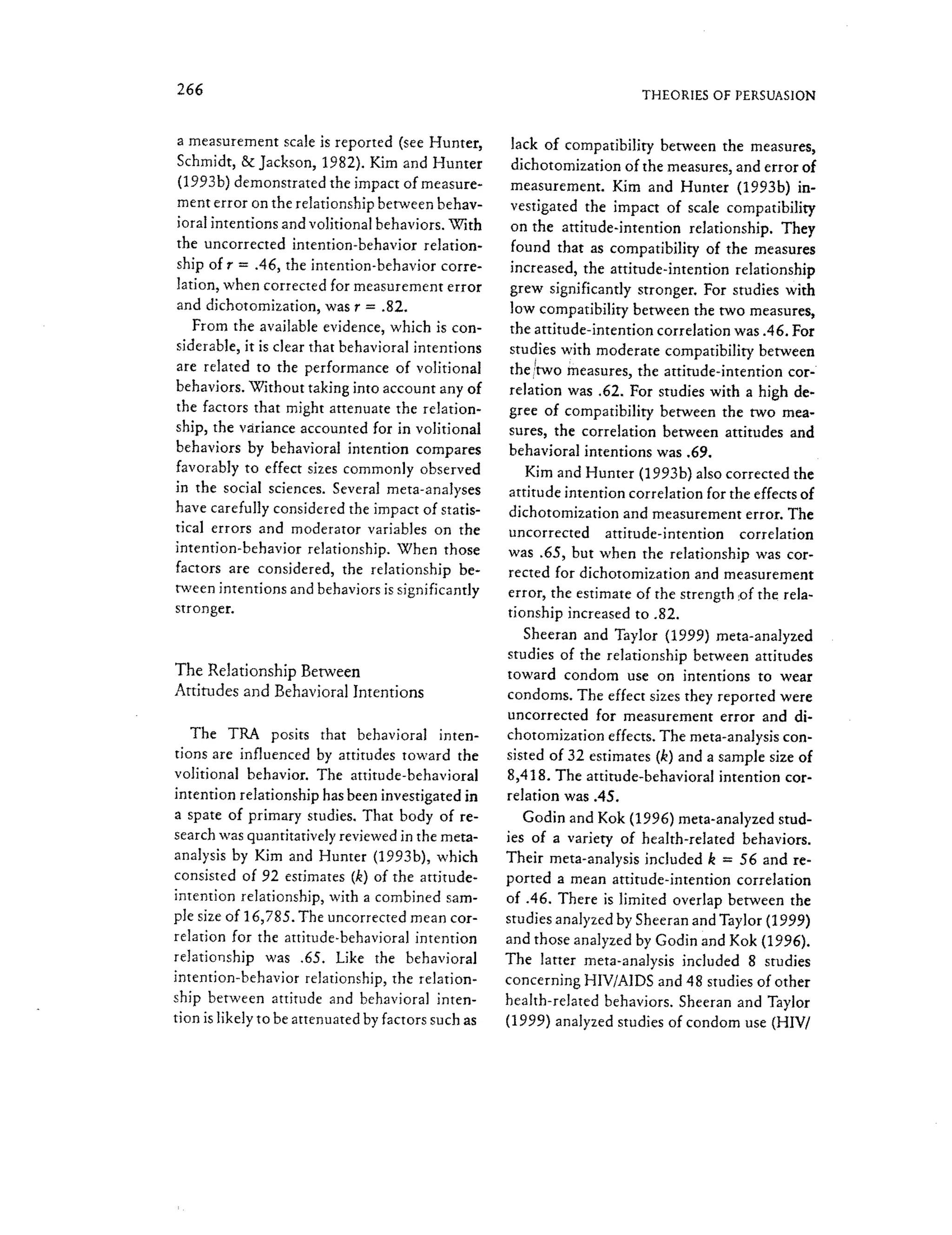 Theory of Reasoned Action