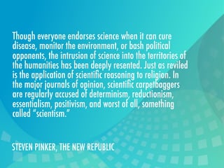 Science for Change-Agents: 1) The Use & Misuse of Science | PDF