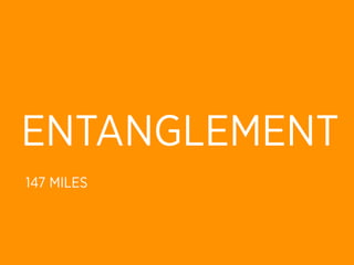 ENTANGLEMENT
147 MILES
 