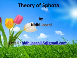 Theory of Sphota
 